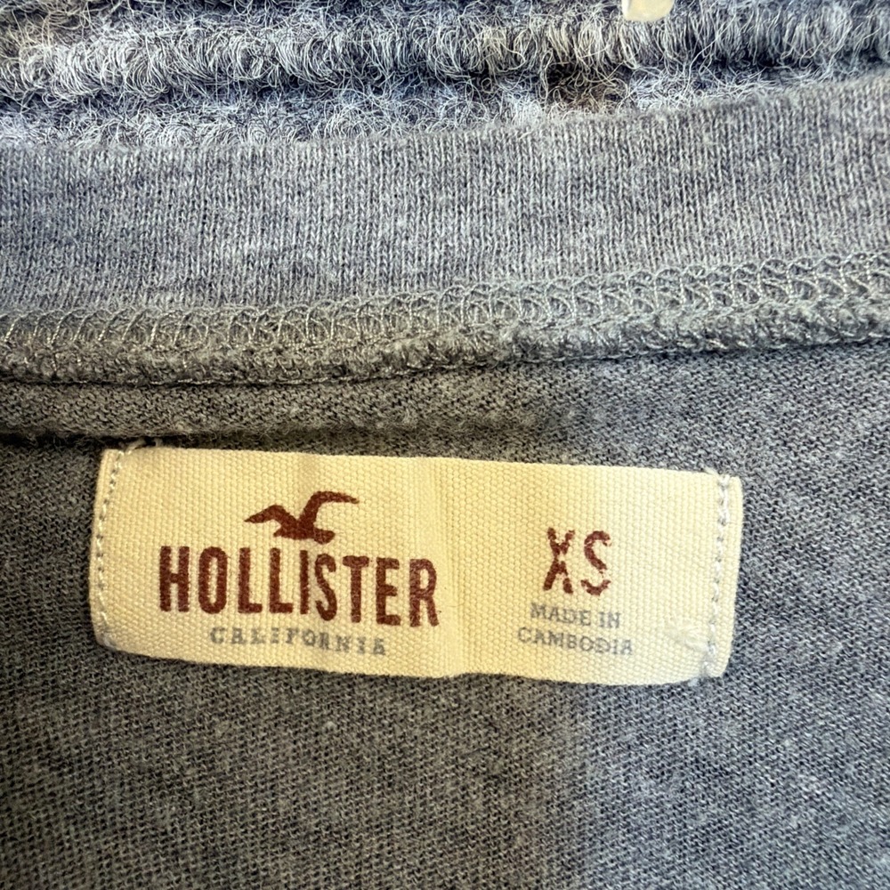 Vintage Y2K Hollister Gray Graphic Tank Top Surf Skate Streetwear Summer XSMALL - Picture 2 of 7